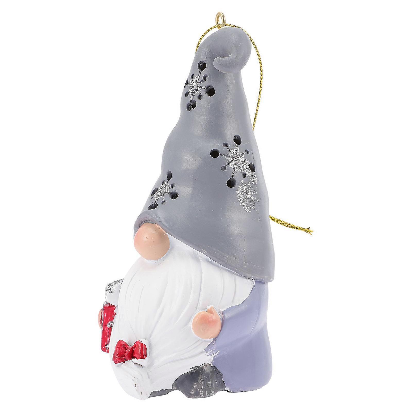 Unique Gnome Luminous Ceramic Decor For Indoor Decoration Suitable For Kids And Families Available In Christmas Style 1Pack