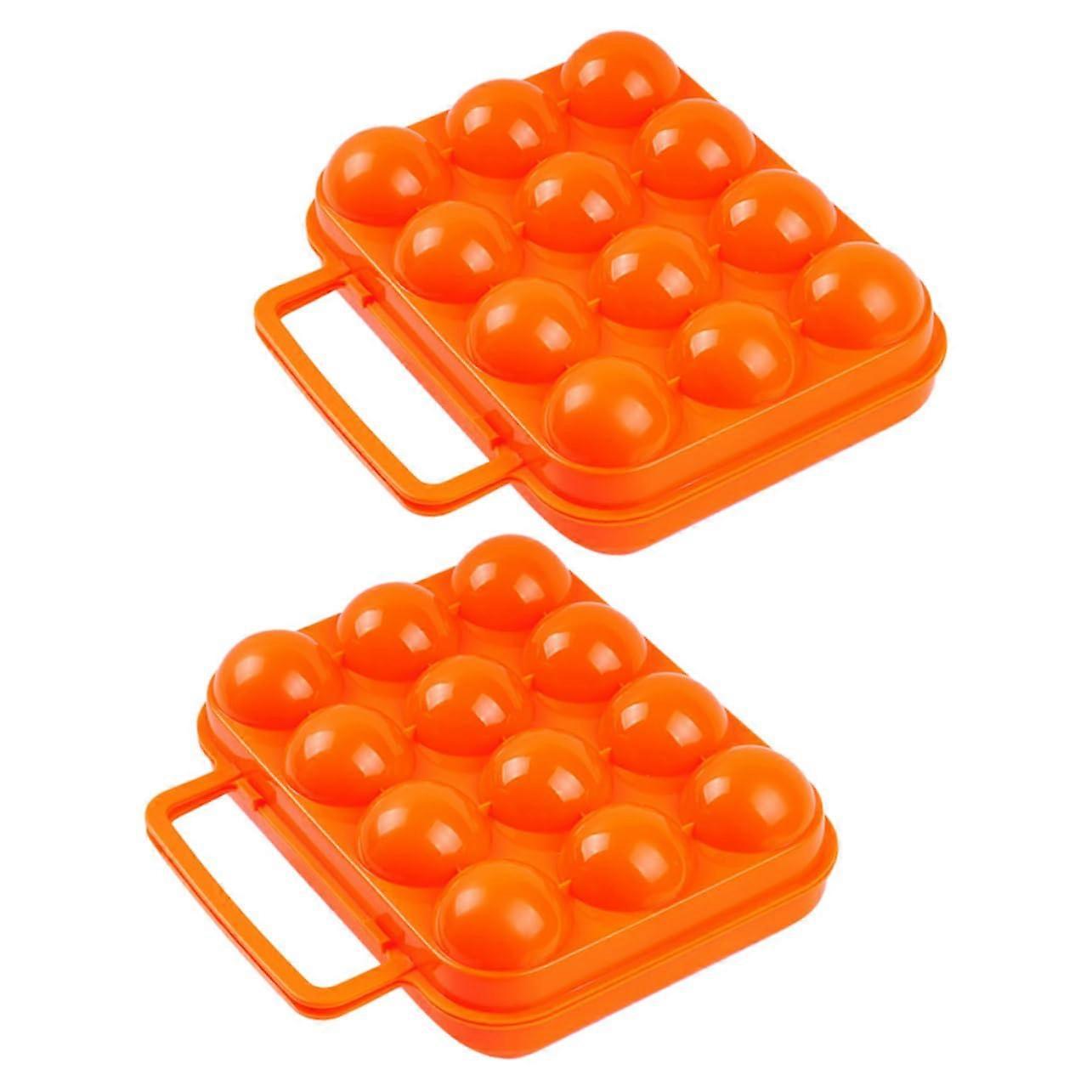 Foldable Plastic Egg Box for Refrigerator Outdoor with Compact Storage