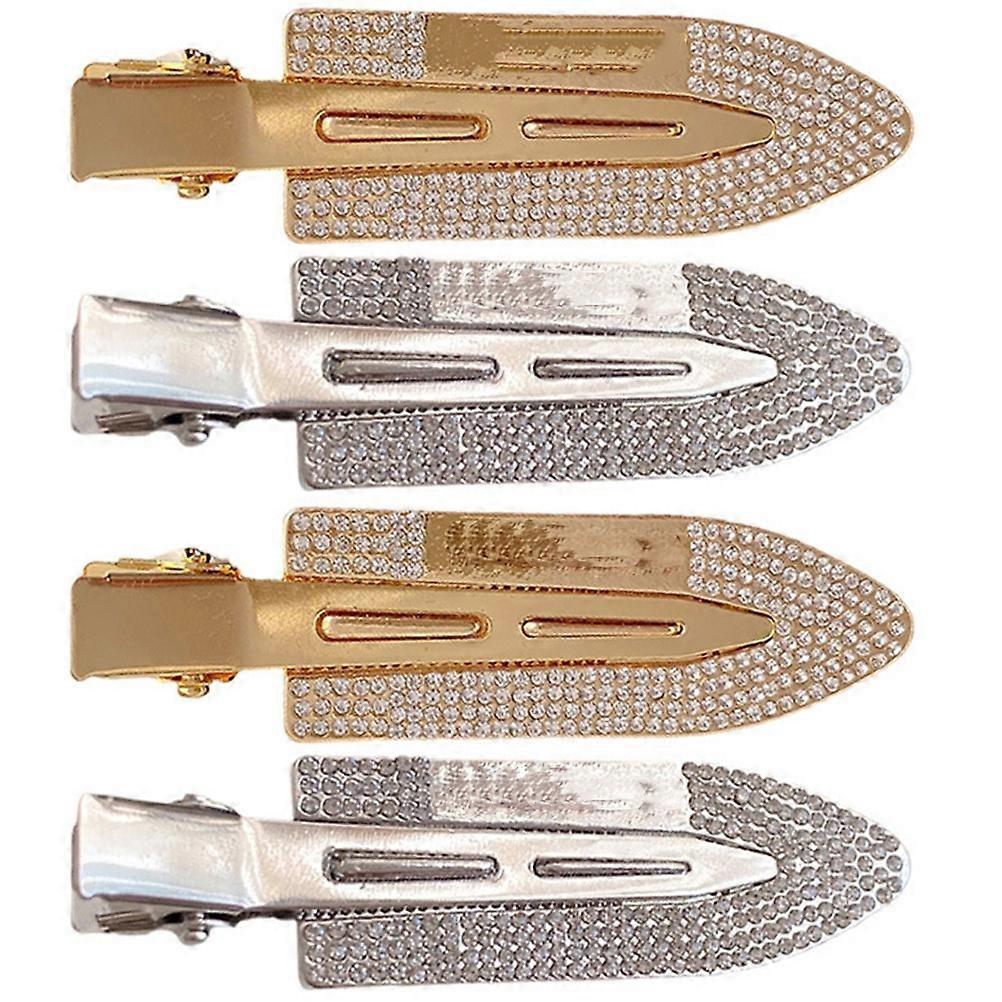 4pcs Elegant No Crease Hair Clips for Women – Stylish Barrettes for Special Occasions, Hairpins for Styling