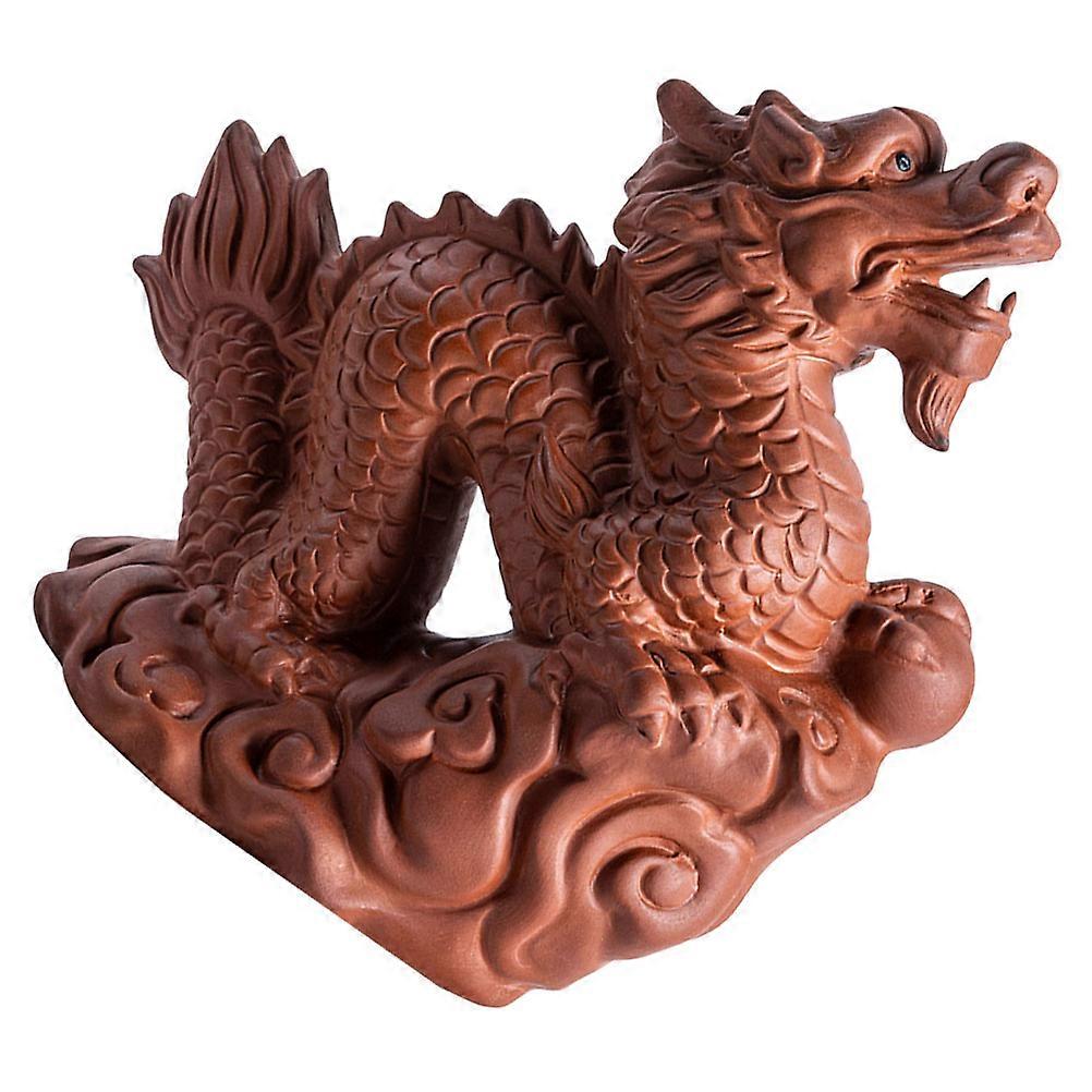Chinese Dragon Figurine Desktop Decoration Craft Ornament for Feng Shui Wealth Festival and Home Use