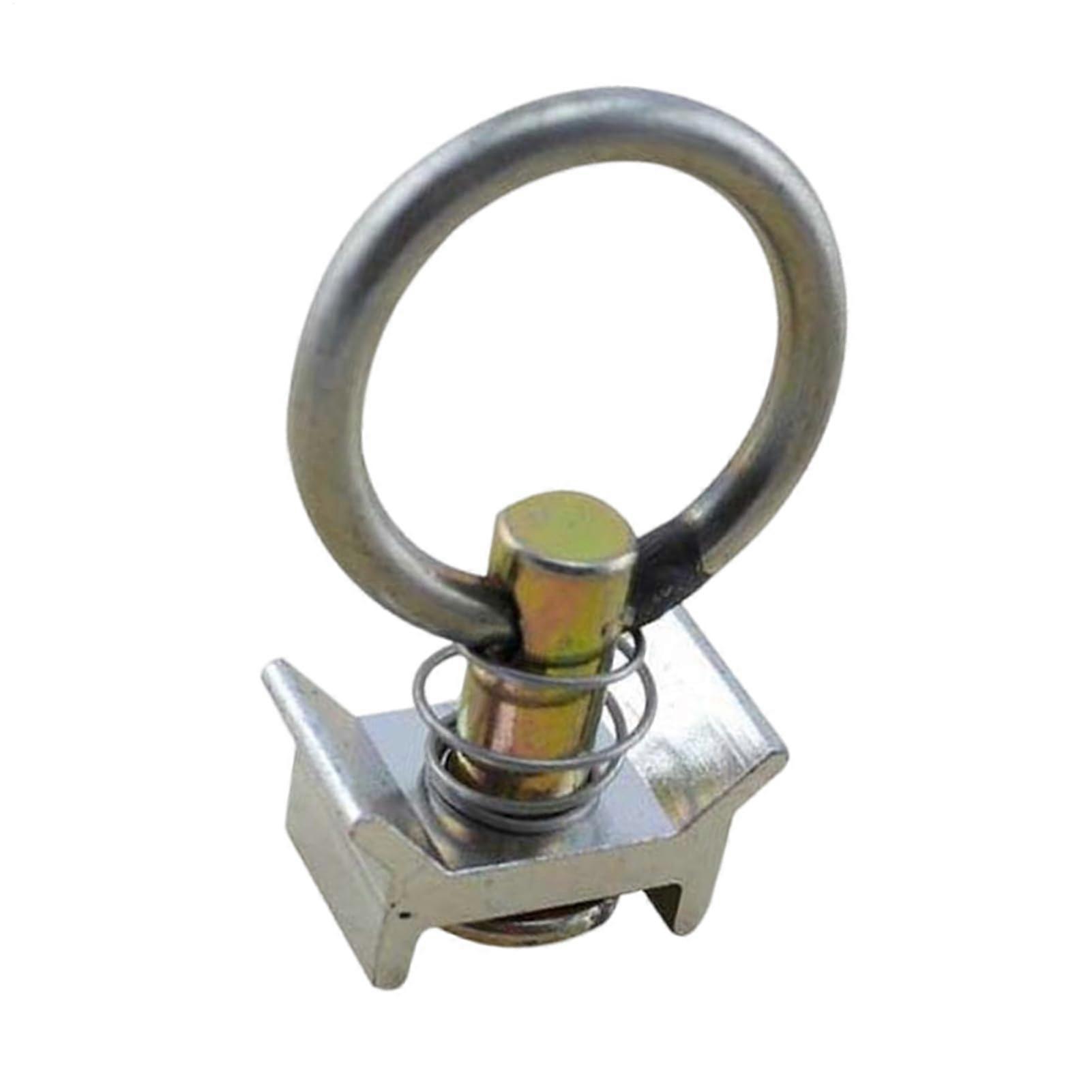 L-track Control Rails Aluminium Mounting Rail For Trailer Securing Motorcycles ATVs Bicycles Trucks Silver Pull Tab