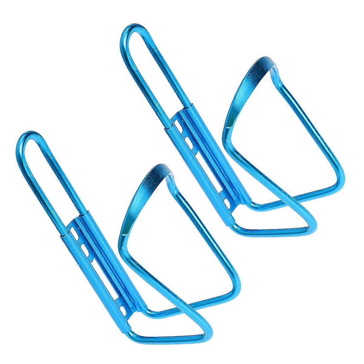 Bike Water Bottle Cages 1Pack Blue Simple Design Easy Mounting For Road Biking Mid-Range Cycling