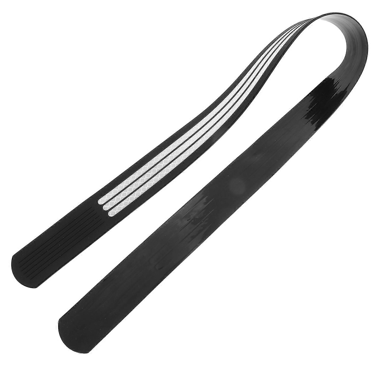 High Reflectivity Rear Bumper Safety Strips Scratch Resistant Weatherproof Protective Tape for Car Trunks and Rear Bumpers, White Reflective
