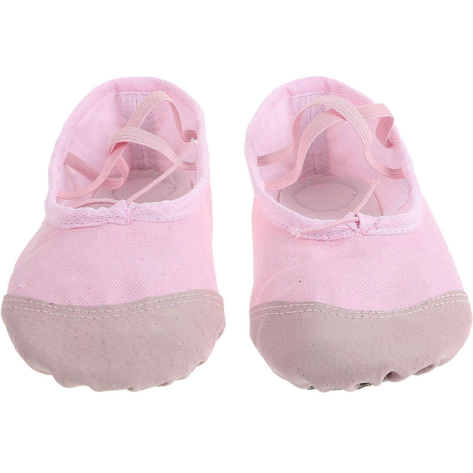 Hemoton 1 Pair Pink Ballet Shoes for Toddler Girls Ideal for Kids' Ballet Classes and Dance Practice
