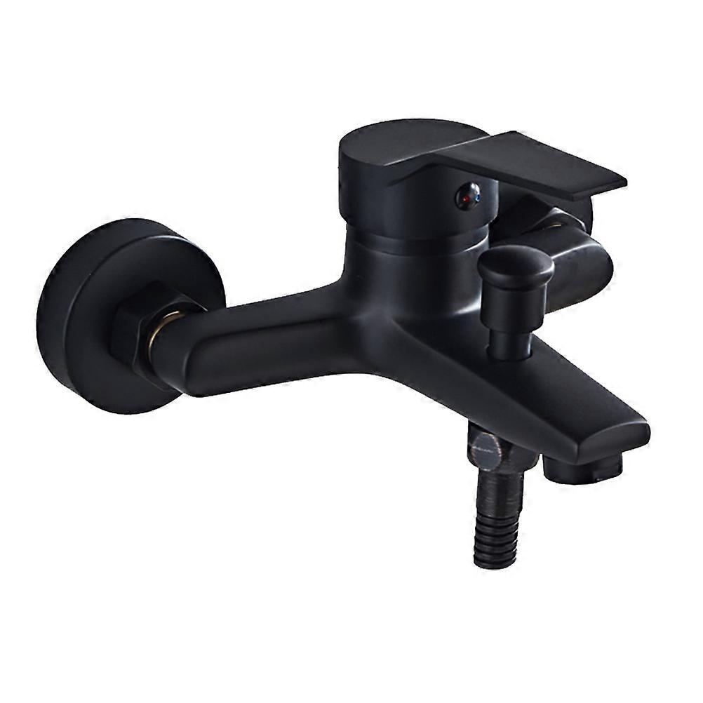 Black Bathroom Taps Three Function Hot And Cold Water Control Faucets For Bathroom Use 1 Set