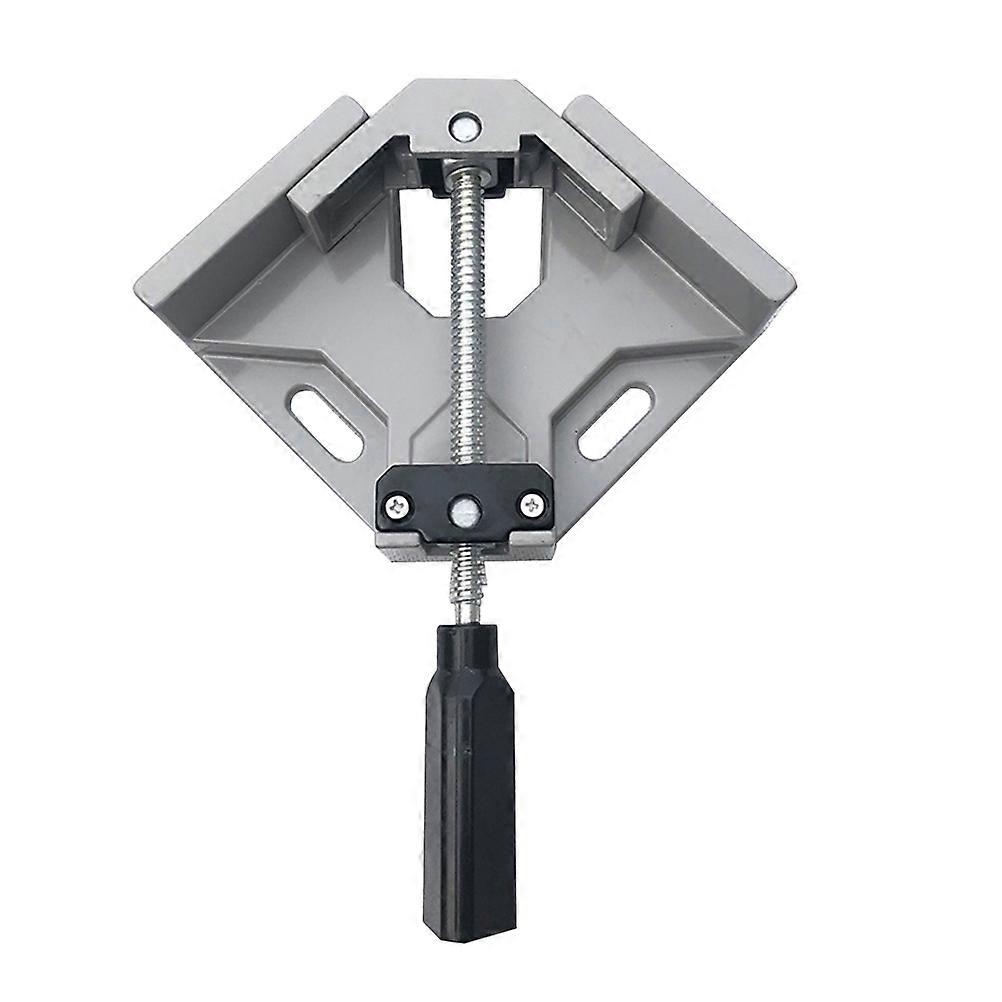 Single Handle 90 Degree Aluminum Alloy Angle Clamp for Woodworking with Adjustable Head and