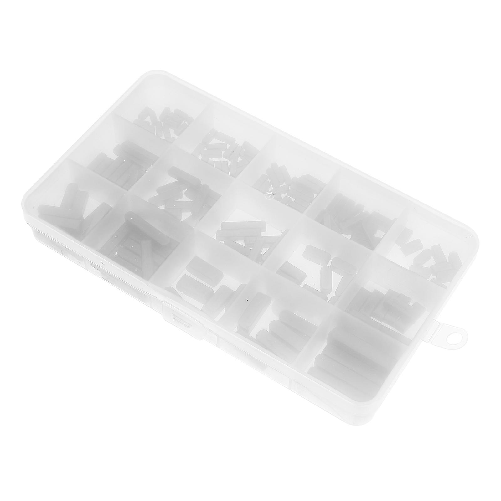175Pack Carbon Steel A Type Flat Key Pin Square Key Recipe For Fastening In Furniture Installation And Mechanical Applications