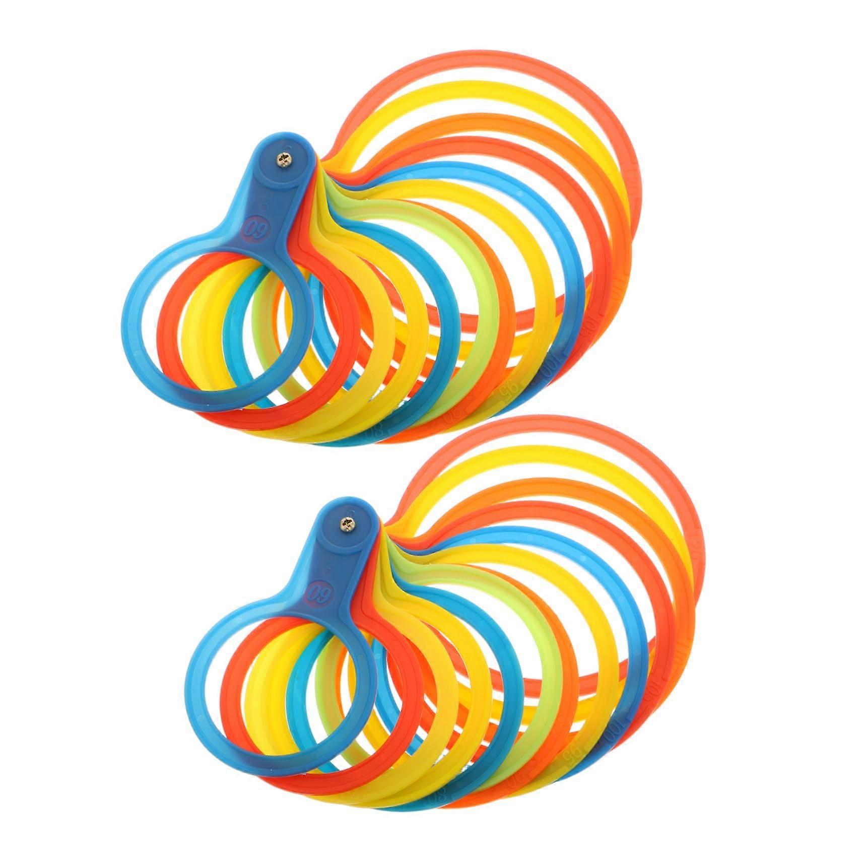 2Piece Fruit Caliper Precise Diameter Calibration Durable Vegetable and Fruit Size Sorting Rings for Classifying Tomatoes, Oranges, and Citrus Fruits