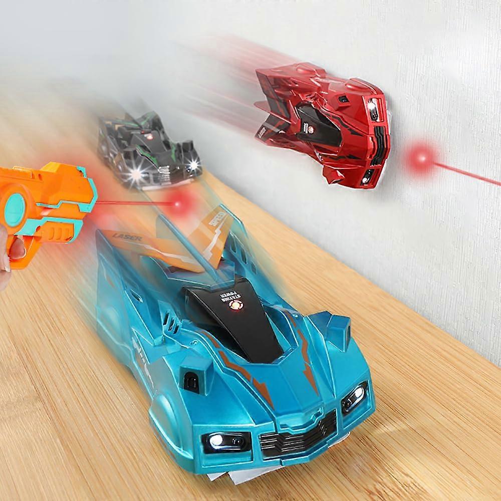 Laser Wall Car Infrared Tracking Remote Control 360-Degree Rotating Wall-Climbing RC Car For Boys And Girls