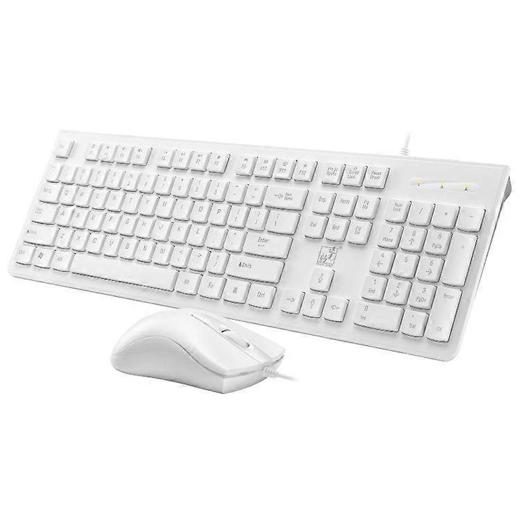ZGB S500 Square Keycap Wired Keyboard + Mouse Set