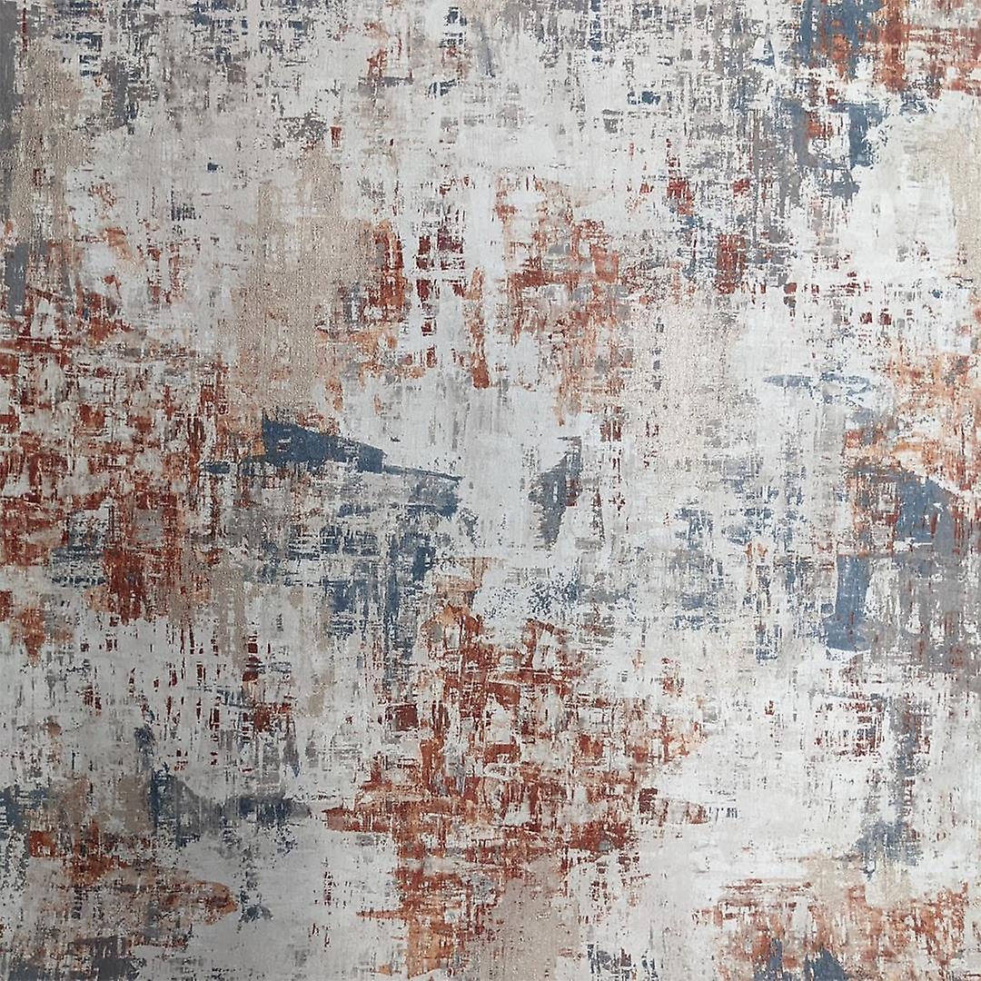 Abstracte Textuur Koper Marine Behang