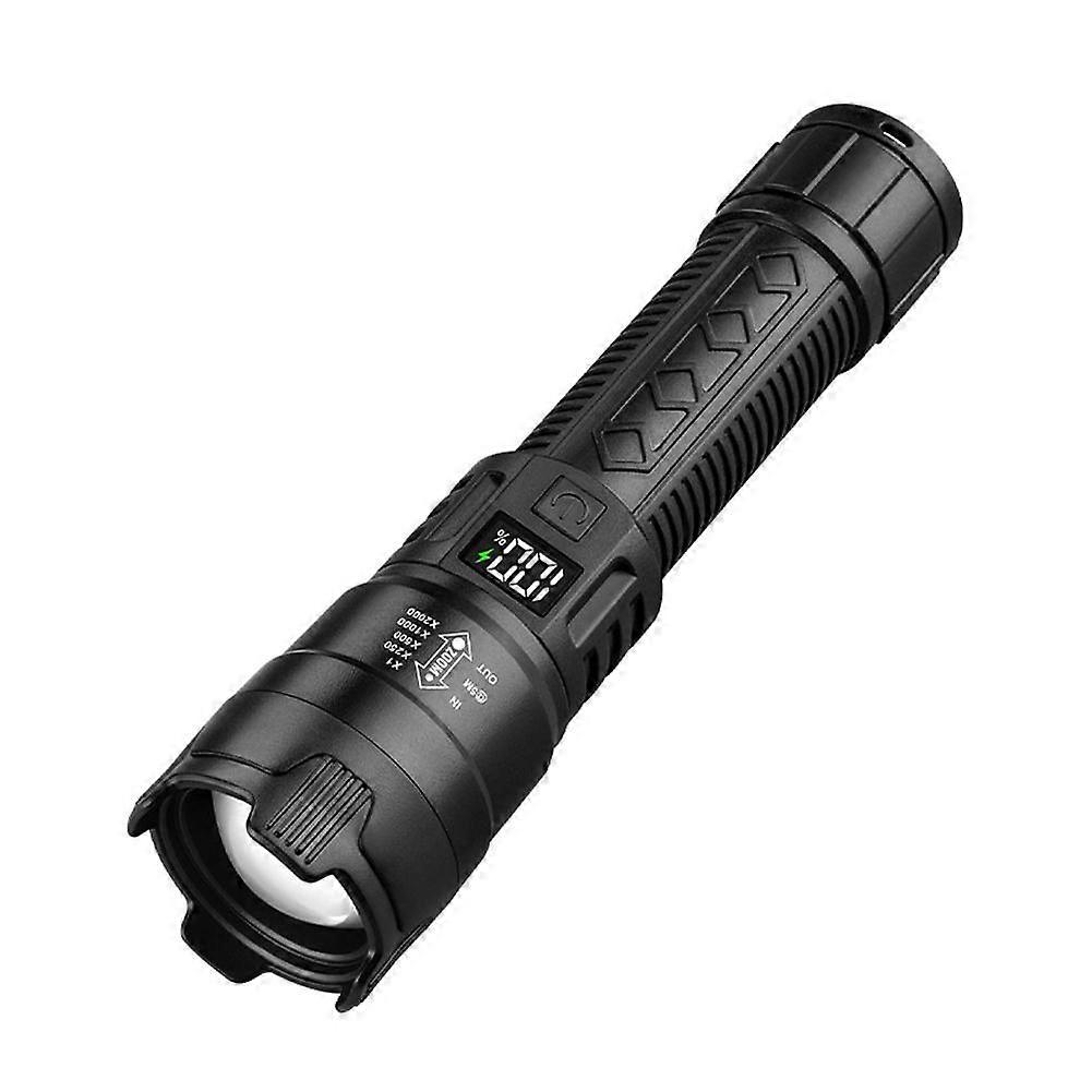 LED Flashlight USB Rechargeable Torch Light High Power Flashlight Tactical