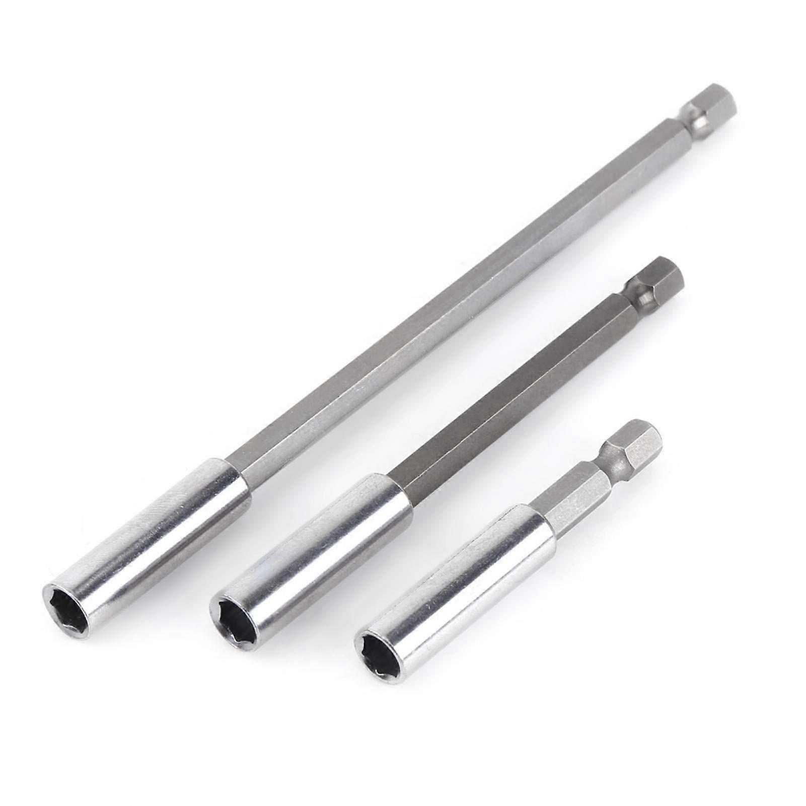 Bit Holder Set, 3 Pieces 1/4 Inch Magnetic Drill Extension Holder for Drills and Bits