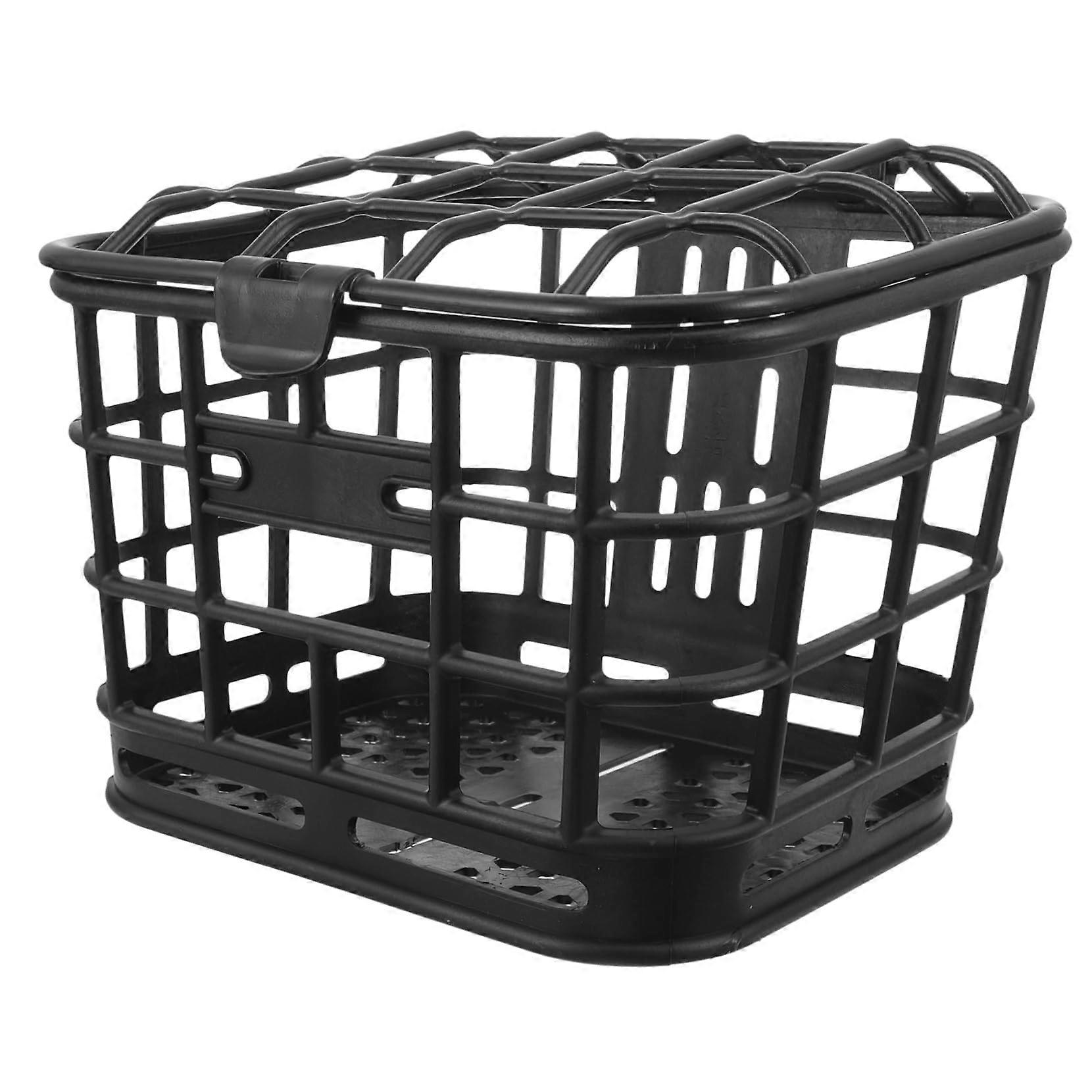 Bicycle Front Basket Durable Plastic Easy Install for Groceries Vegetables Cycling