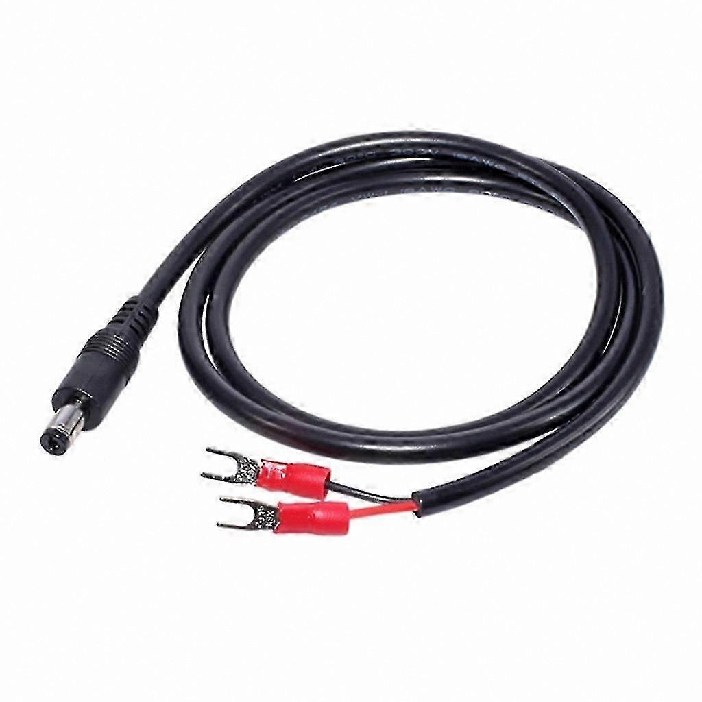 DC 5.5x2.1mm to 2-Pin Power Cable Adapter for Charging Devices, 10A Max Load Capacity