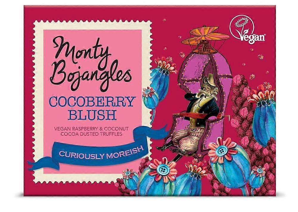 Monty Bojangles MB Cocoberry Blush Vegan cocoa dusted truffles 100g - 4 Pack