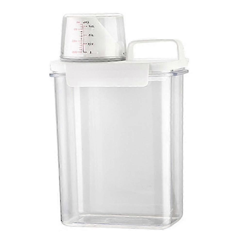 Medium Sealed Washing Powder Dispenser with Handle for Easy Storage