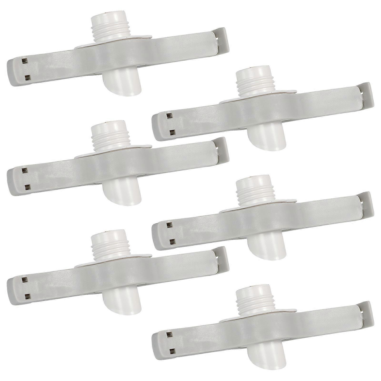 Food Freshness Clamp Rectangular Food Storage for Households Pp Material Keep Food Fresh 6Pcs