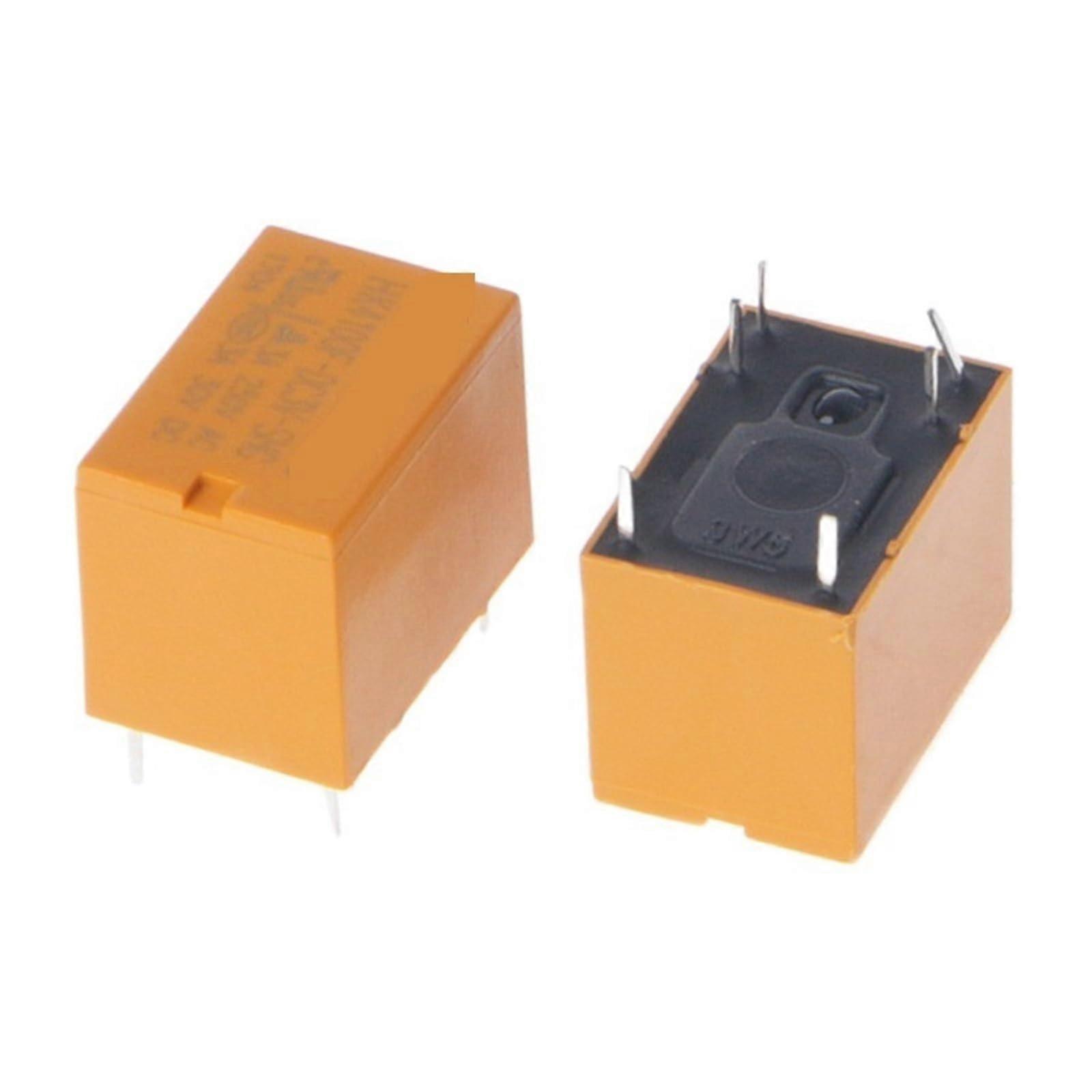 Relay Huike HK4100F-DC12V-SHG 3A, 6 Feet Lead, DC 12V Coil, Signal Relay, HK4100F Model