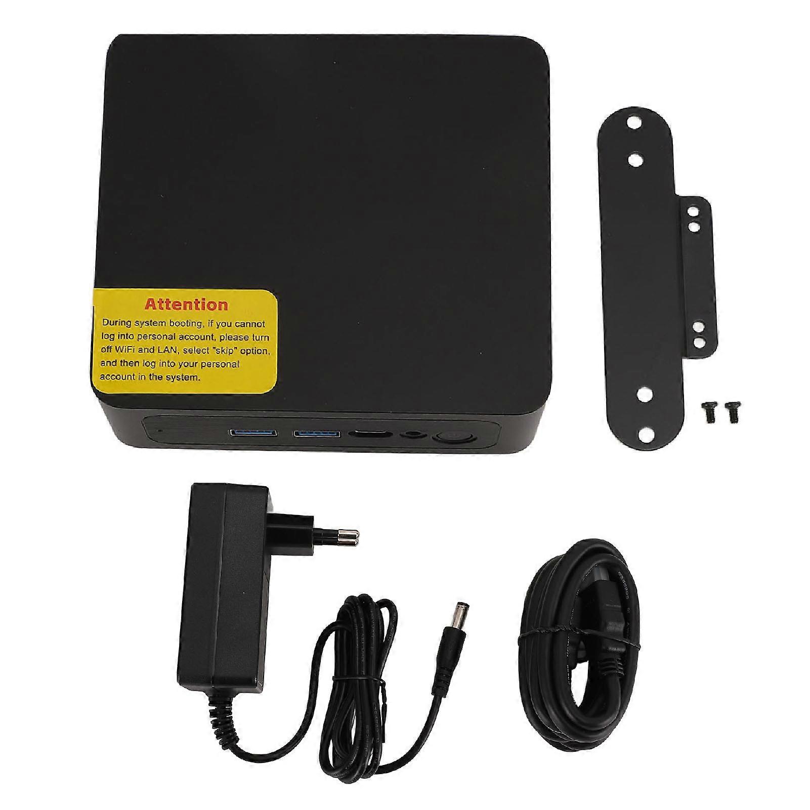 Small Desktop Computer i3 1215U 8GB RAM 256GB SSD WiFi 6E BT 5.2 Micro PC Type C