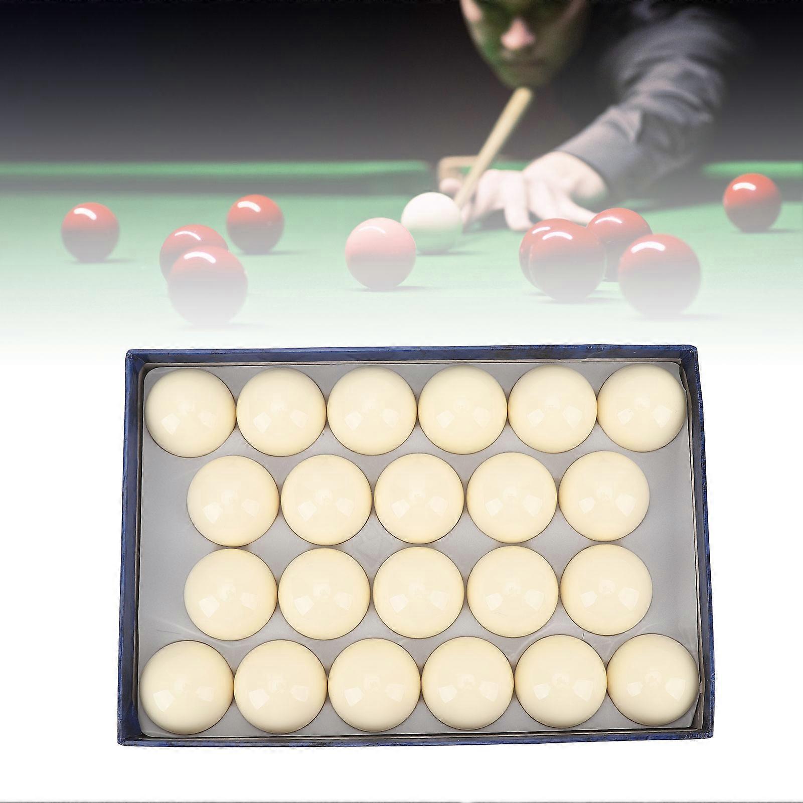 22Pcs 5.25cm Resin Cue Ball Set Replacement for Billiards