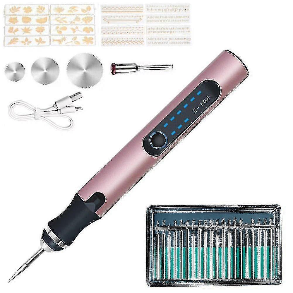 Electric engraving pen, made of aluminum alloy, with multiple protection functions for various scenarios