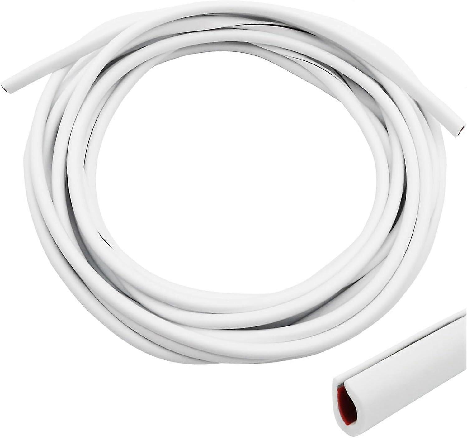 Car Door Protector, 5M Car Edge Trim Seal Pad U-Shaped Car Door Edge Protector, Suitable for Cars SUV MPV and Most Models (White)