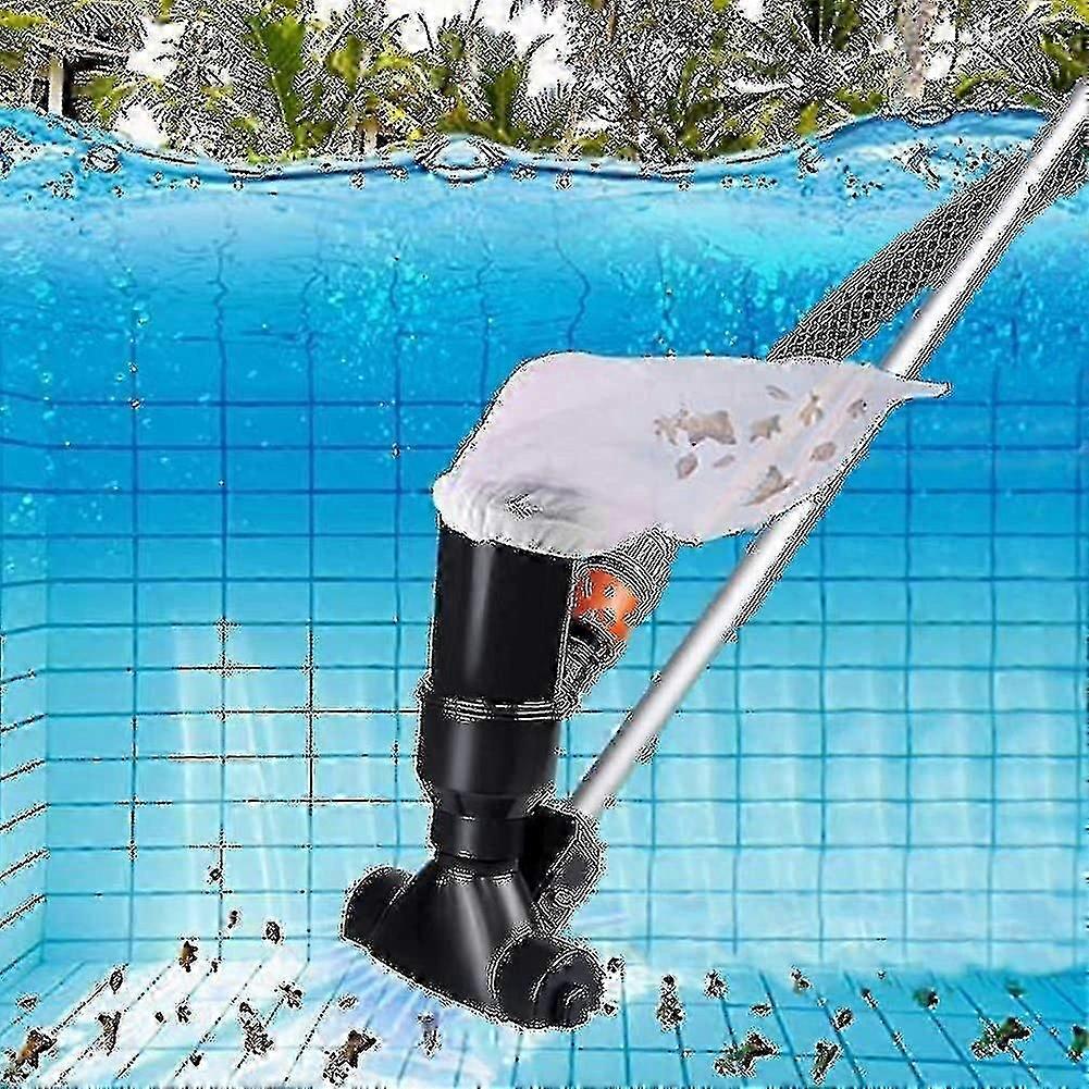 2023 Portable Pool Vacuum Cleaner For Above Ground Pools, Spa,black Underwater Vacuum Cleaner