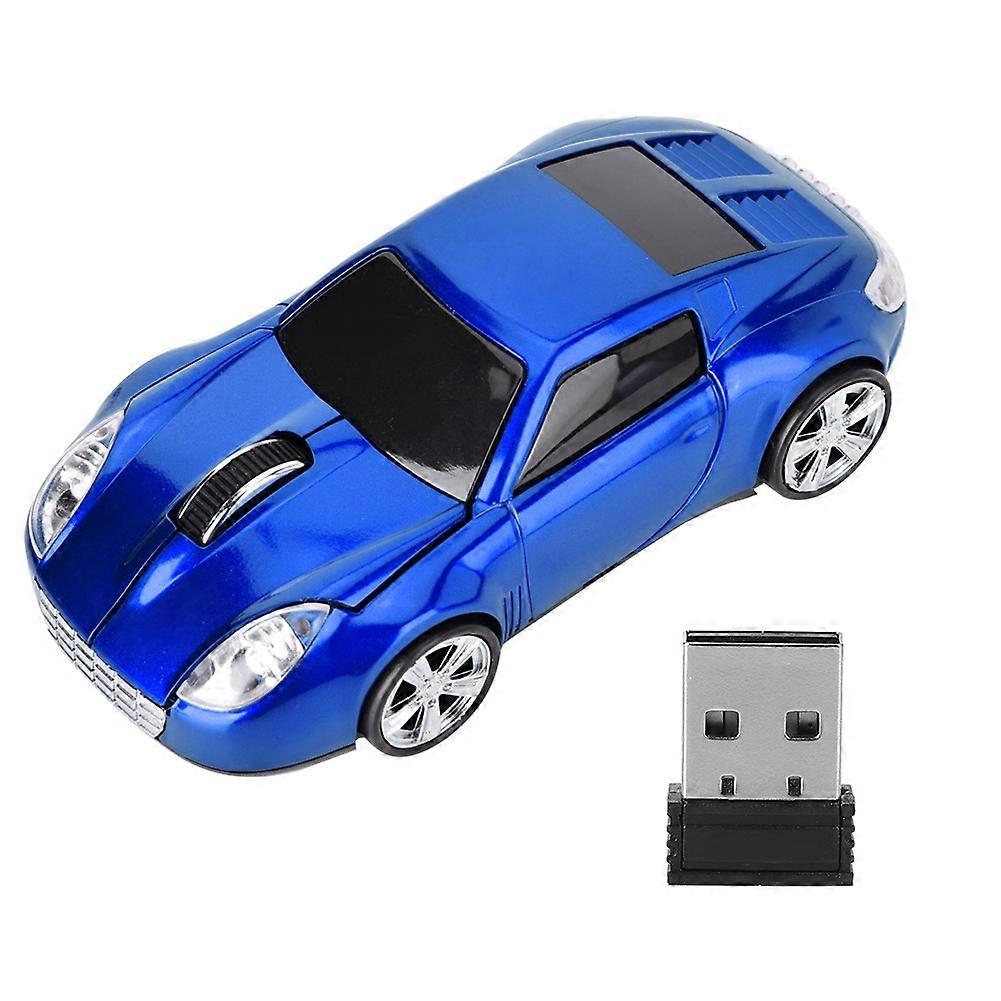 Originality Car Model Wireless USB 1200DPI 3D Optical Mouse For Laptop Desktop (Blue)