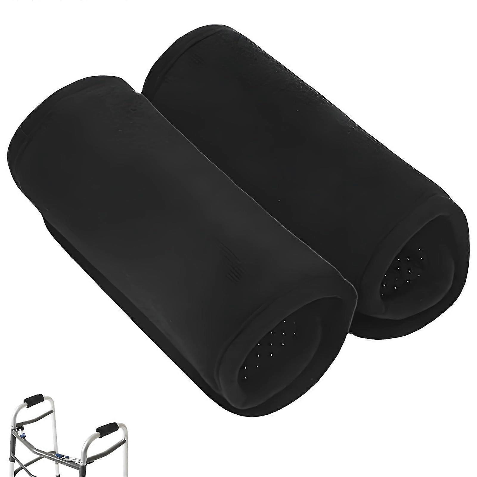 Crutches Handle Pads 2Pack NonSlip Ergonomic Pads With Soft Foam For Wheelchairs And Crutches Elderly Comfort