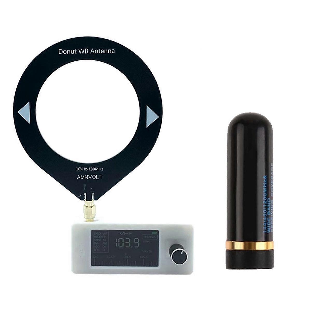 SI4732 Mini Radio Receiver+Rough Antenna 10KHz-180MHz Portable Shortwave Radio Receiver SW LW AM FM SSB SI4732 Radio