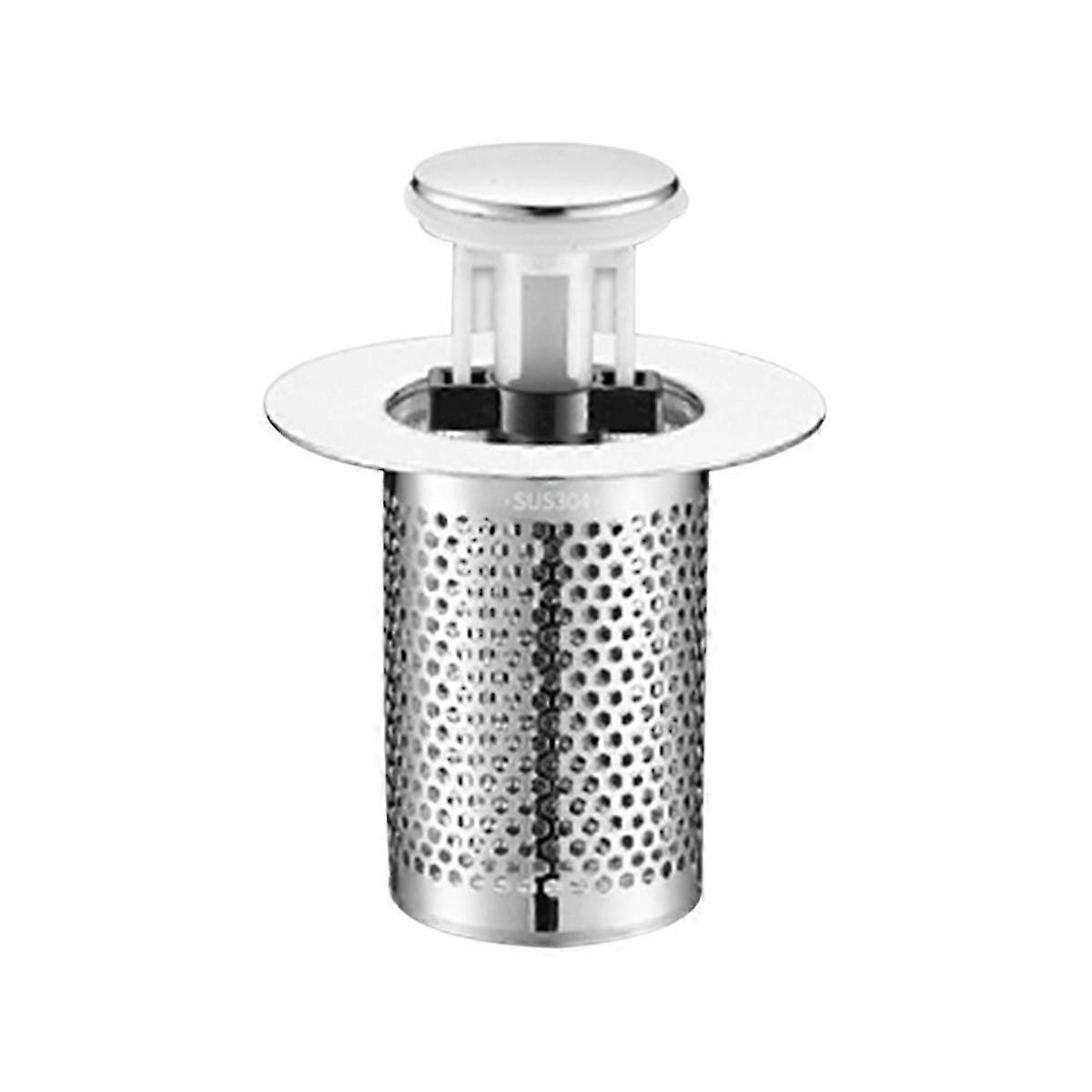Bathroom Sink Stopper for 1.3-2.1 Inch, with Removable Filter A