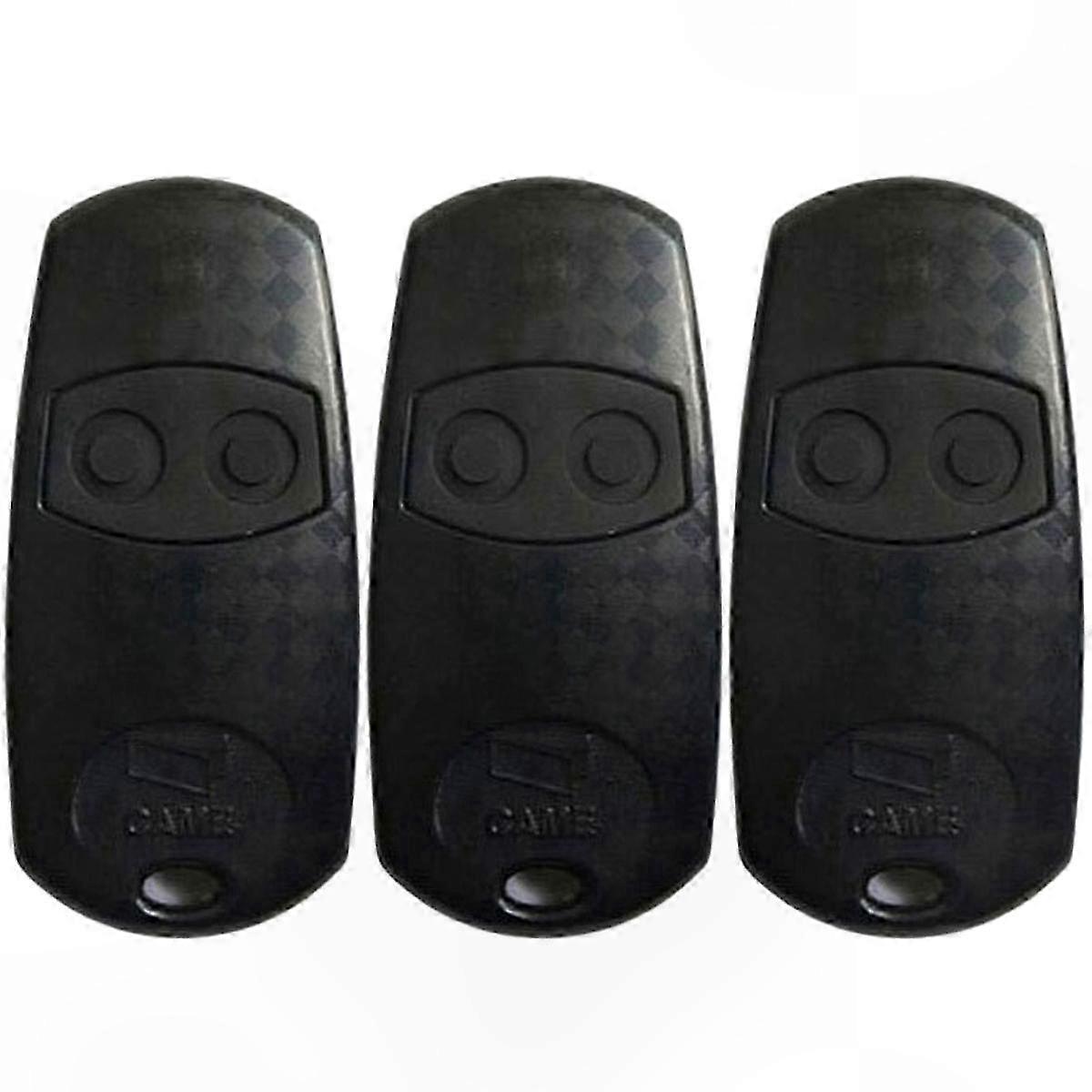 3-Pack Fixed Code Remote Control for Gates, 433.92 MHz Frequency, Compatible with Rolling Code Systems