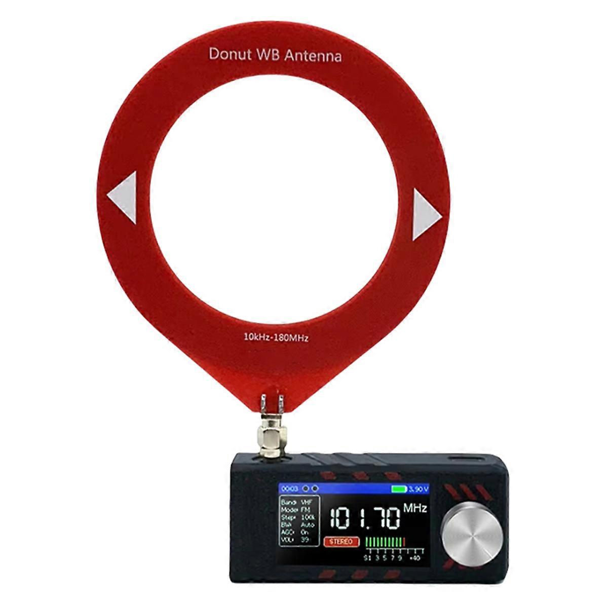 SI4732 Radio pleine bande ATS MINI PRO 0,5-108 MHz LSB USB AM FM FM/AM ESP-32-S3 Radio HF SW MW VHF Radio avec antenne