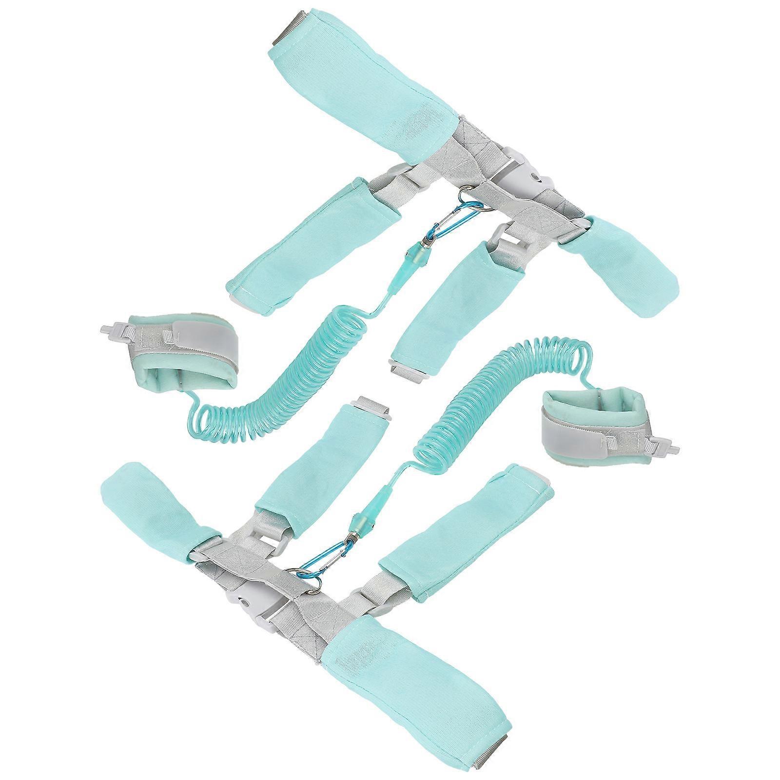 Kids Safety Harness and Wrist Link Leash for Baby Use with Reflective Strap Adjustable 2.5M