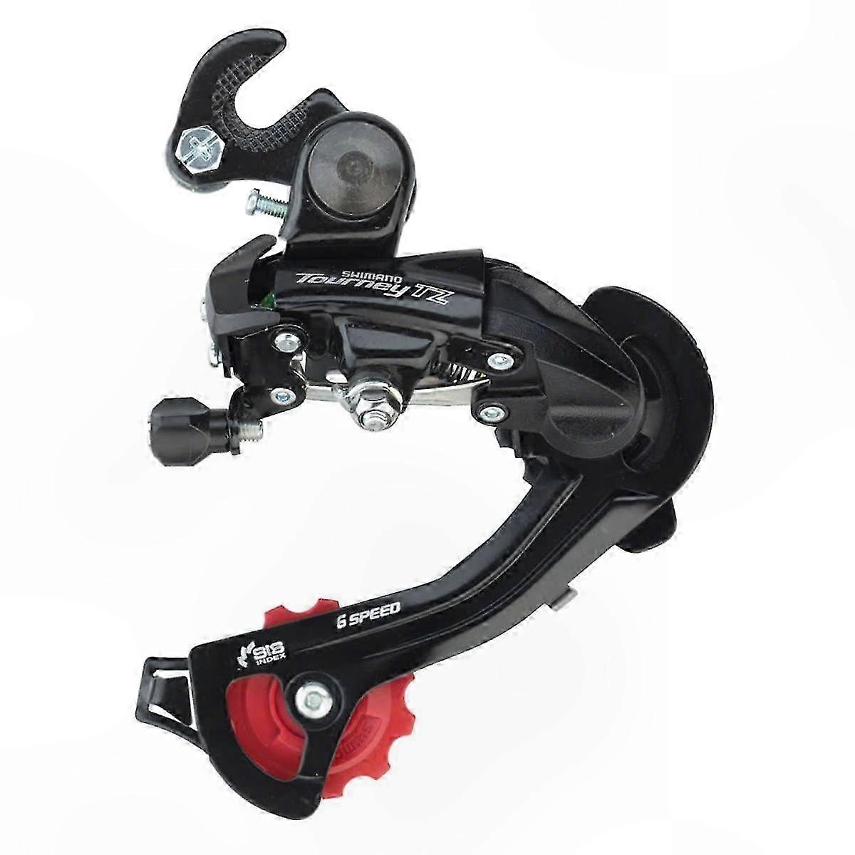 6/7-Speed Long Cage Rear Derailleur with Frame Hanger for Tourney Bikes