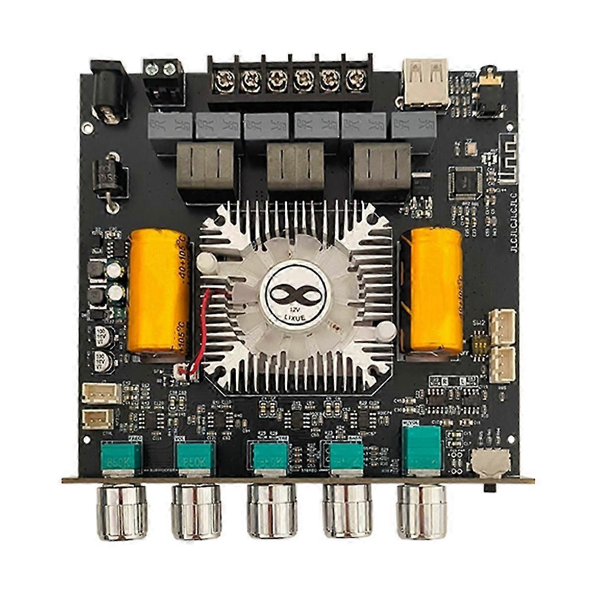 AS1 2G 2.1 قناة TPA3255 وحدة لوحة مضخم صوت بلوتوث مع مضخم صوت عالي ومنخفض النغمة