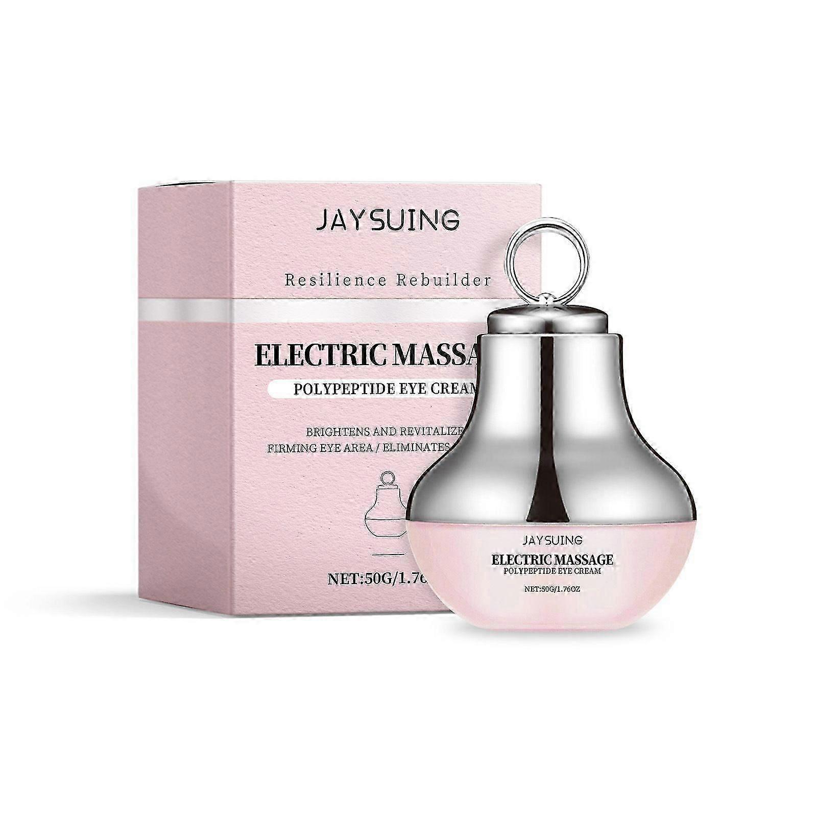 Electric Massage Eye Cream For Dark Circle, Firm And Smooth Fine Lines, Tired Eye Refreshment With Gentle Vibration For Anti-wrinkle, Firming, Moistur