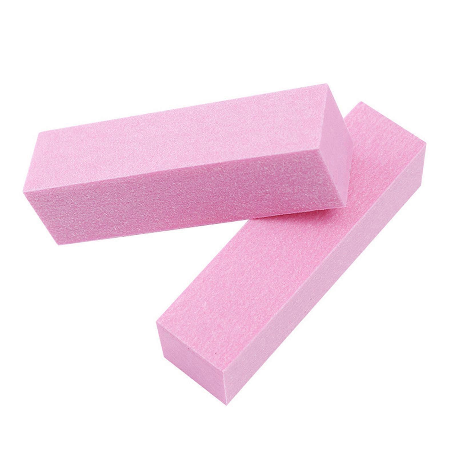 10 Pcs Nail Buffer Blocks Sponge 7.48x7.28x0.98in Multicolor Polish