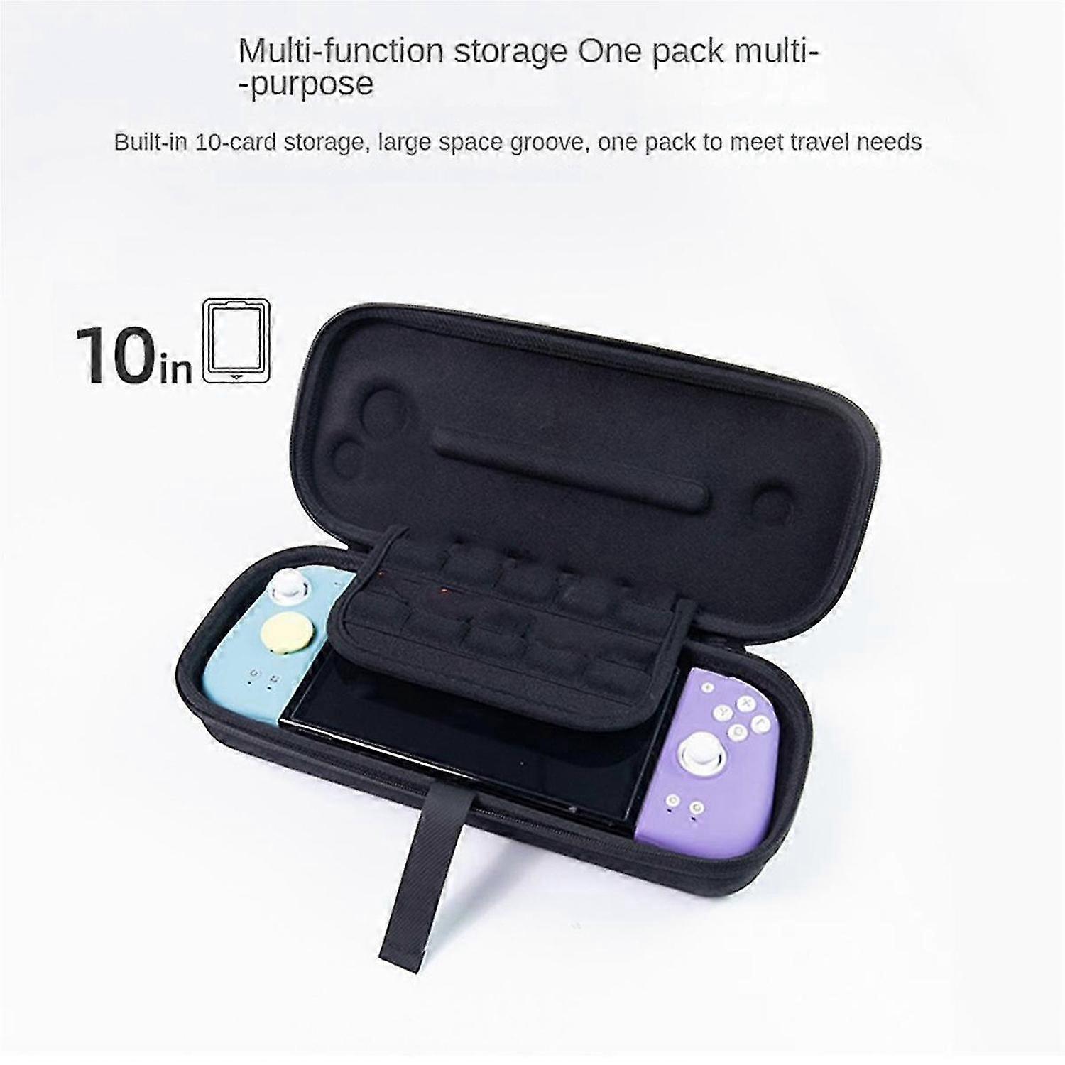 Storage Bag Hard Carrying Case for Switch/OLED Zipper Shell Shockproof Protective Cover