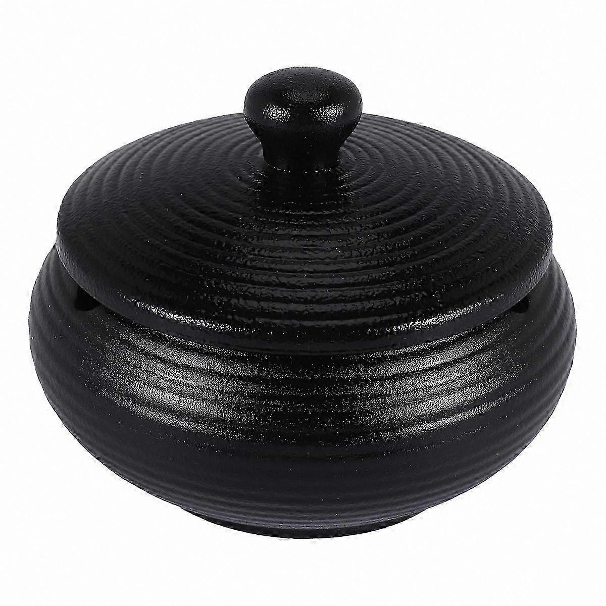 Windproof Ceramic Ashtray for Indoor and Outdoor Use