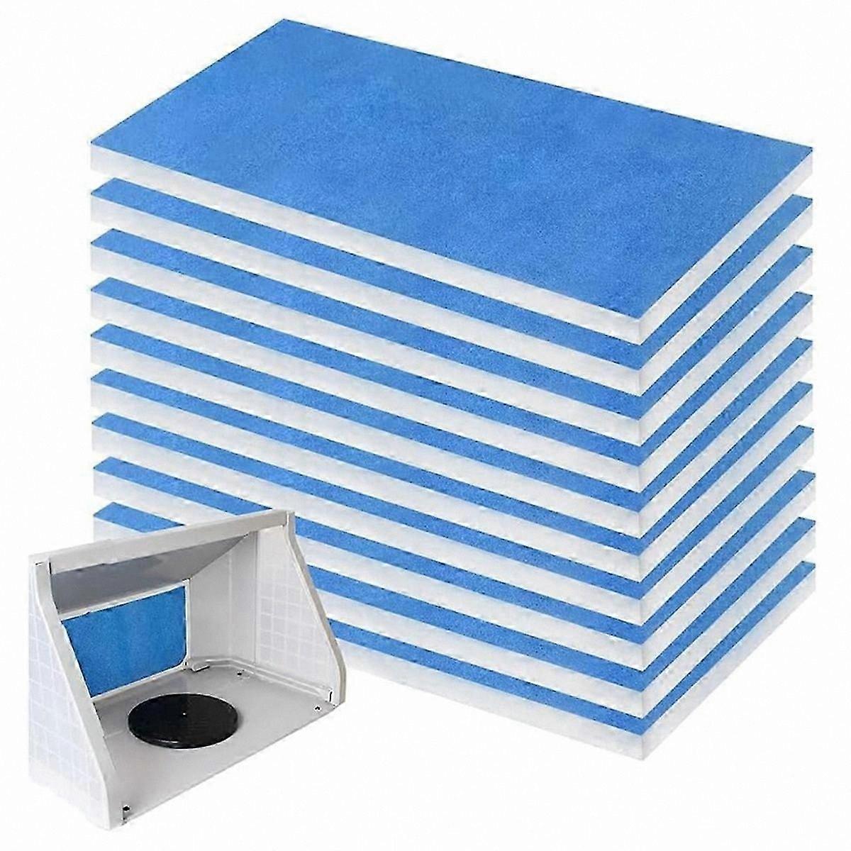 12-Pack Paint Booth Filters, Replacement Airbrush Exhaust Filters for Spray Booth Systems
