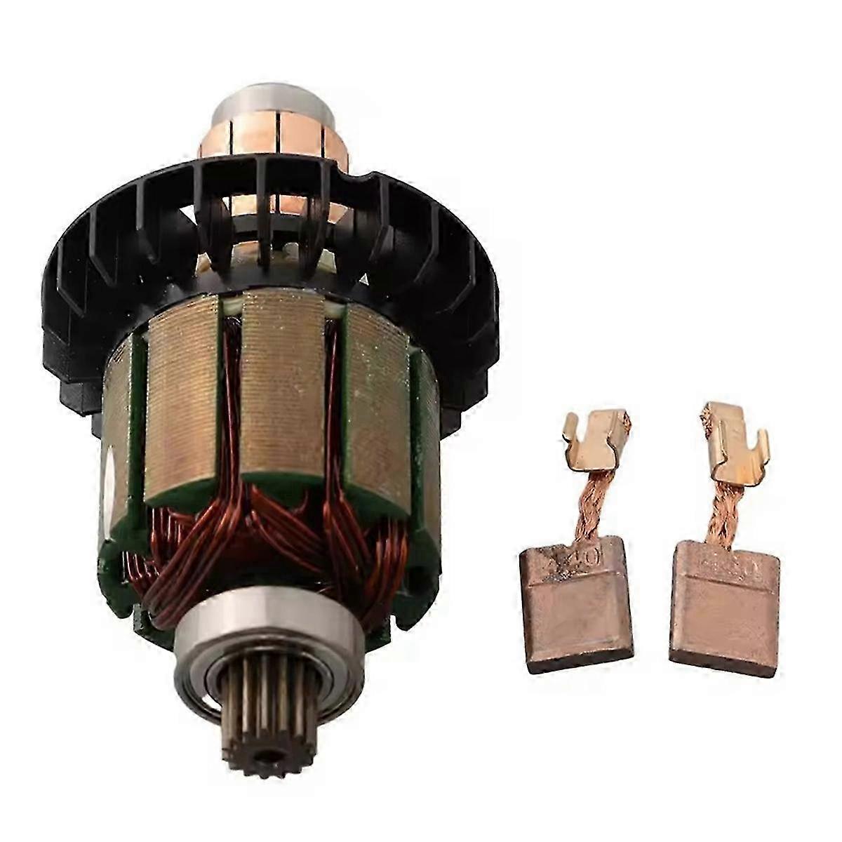 Electrical armature with brushes for CB-440, compatible part 194427-5