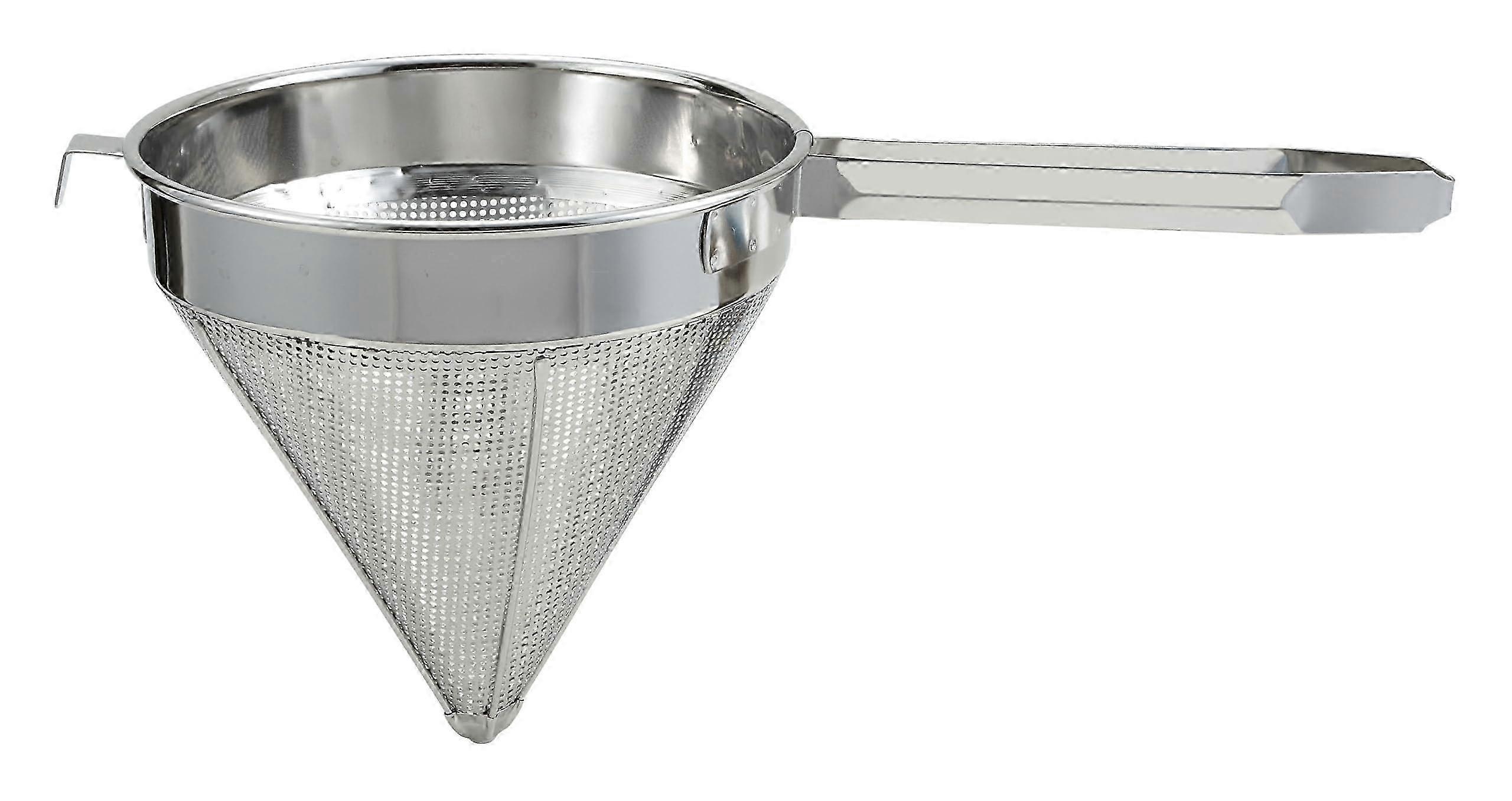 10" Stainless Steel China Cap Strainer - Coarse Mesh Design for Frying & Draining 2025