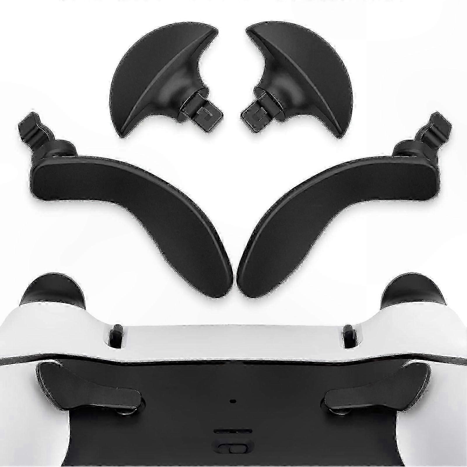 4-Pack Metal Back Paddles for PS5 Edge Controller Replacement Buttons Professional Gamepad Accessories