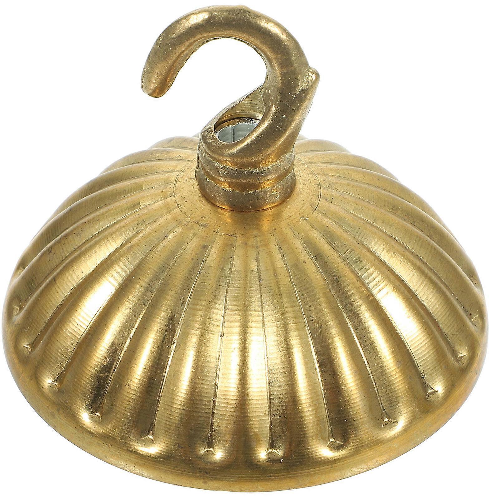 Copper Chandelier Canopy for Hanging Use 5Pcs Golden Ceiling Light Plate