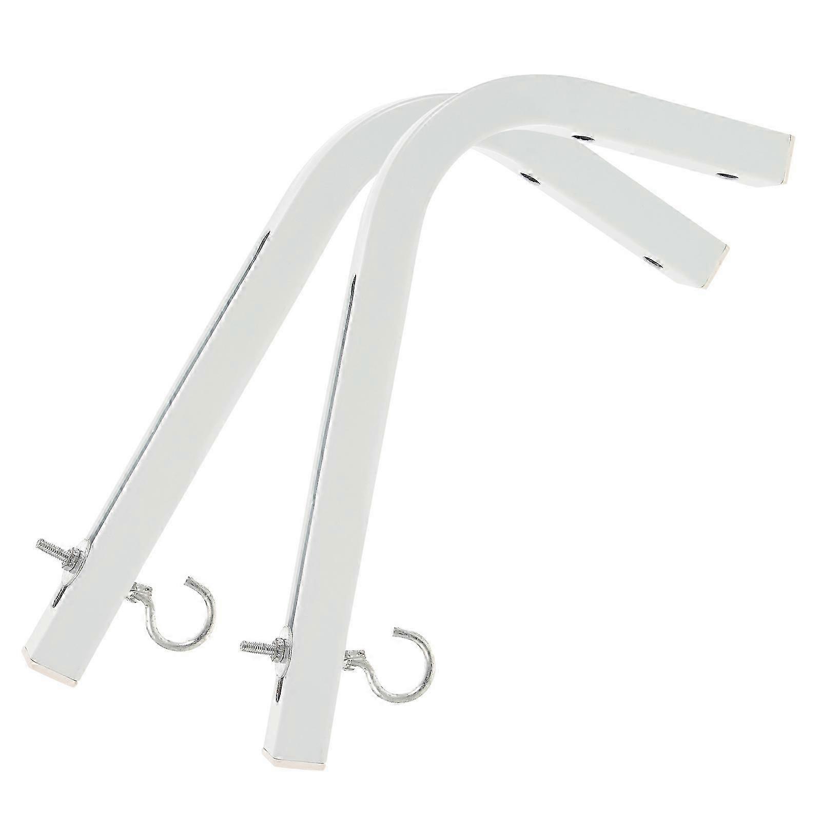 Projector Screen Hooks Mounting L-Shaped Metal and Plastic for Office Use 1Pair