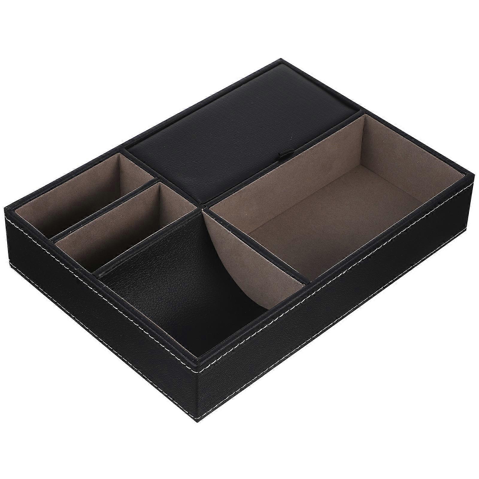 Black Nightstand Jewelry Box Storage Box for Storage Use Durable Organizer