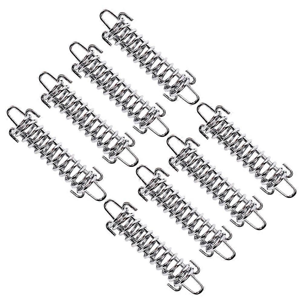 Tent Wind Rope Buckle for Camping Use 8Pcs Silver