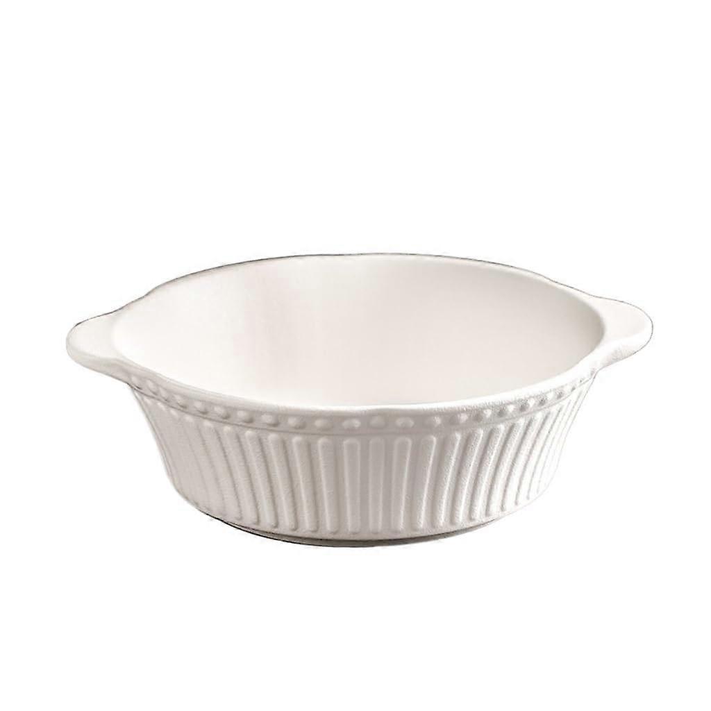 Soup Bowls DoubleEared Soup Bowl Large Capacity Household For Serving Soup Noodle Bowl Kitchen